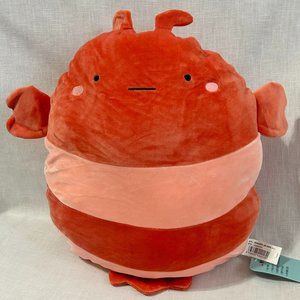 Stuffed Plush Lobster Crawdad Pillow 18 in New With Tags Soft & Cuddly